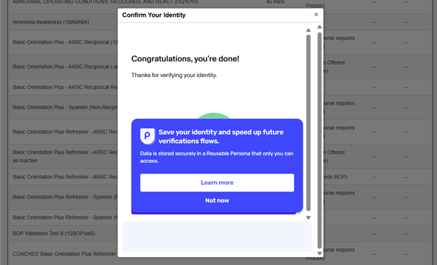 Congratulations, you're done