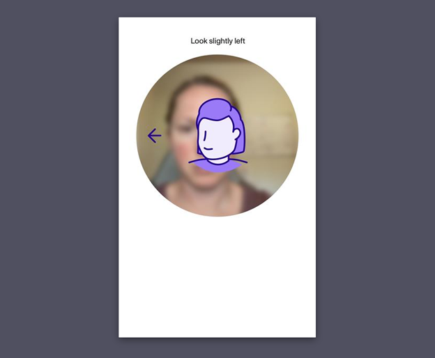 Look slightly left