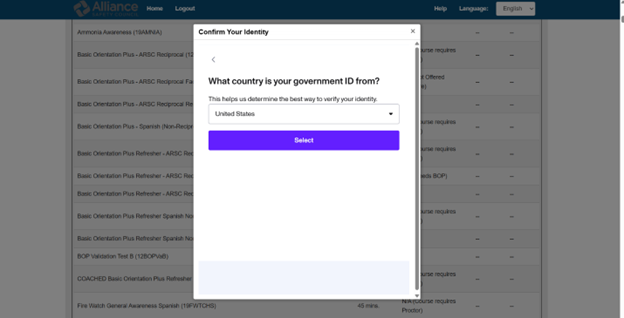 What country is your government ID from