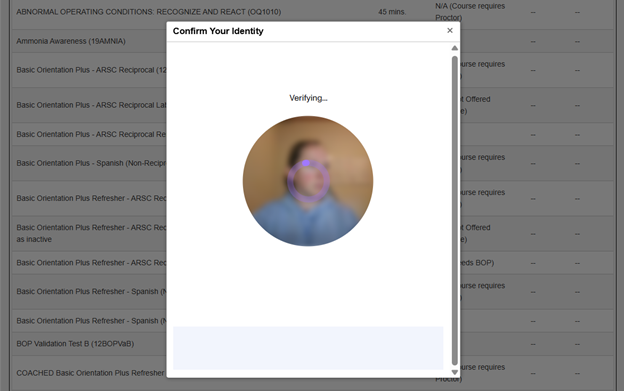 Verifying