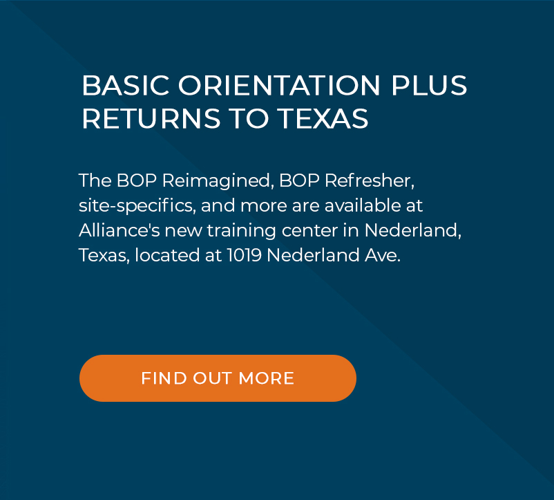 Basic Orientation Plus returns to Texas